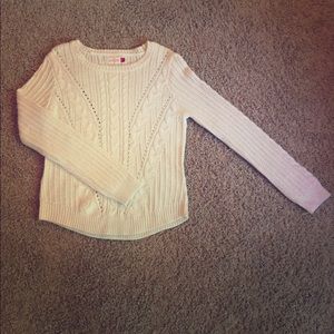 SO White Girl's Sweater